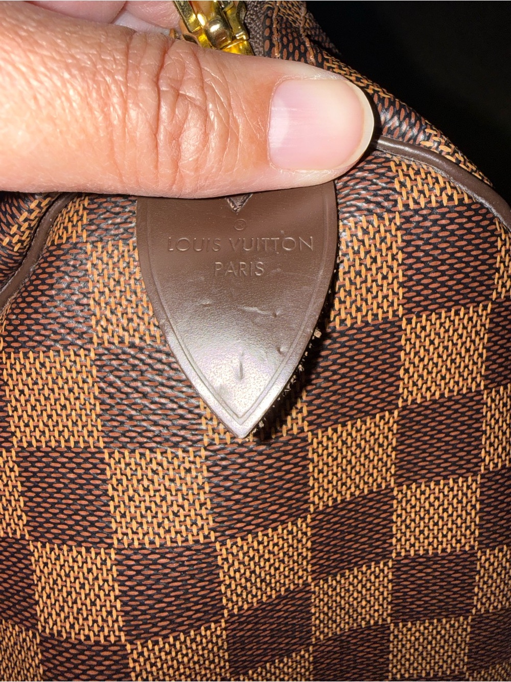 Louis Vuitton Speedy 35 Damier
Ebene Brown Monogram Handbag with Wallet. - Picture 6 of 16